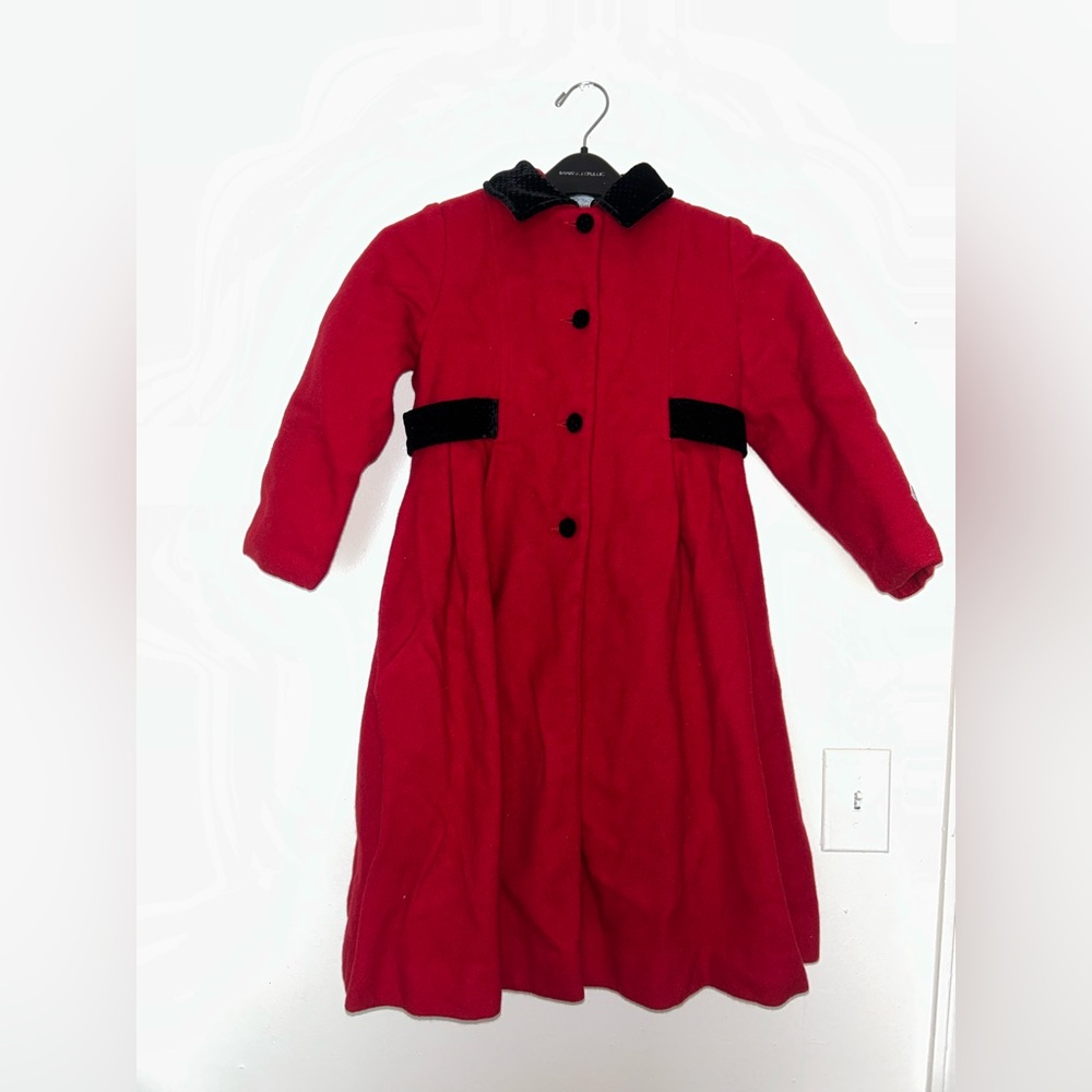 Rothschild Vibrant Red Coat with Black Details